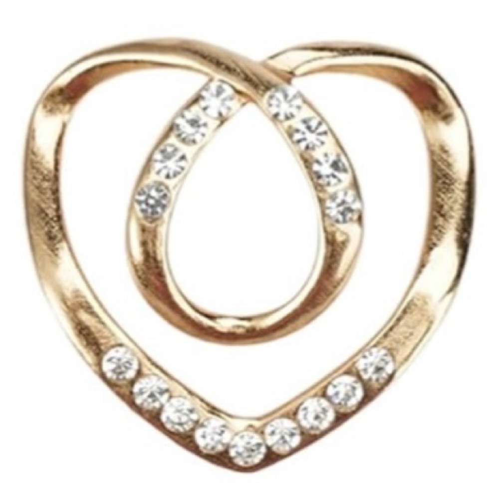 Gold Tone Scarf Ring